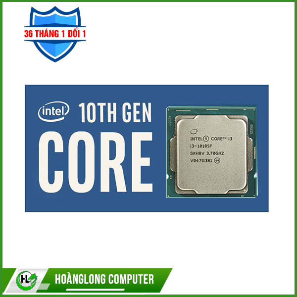 CPU Intel Core i3 - 10105F New ( 4C/8T  3.7GHz up to 4.4GHz, 6MB ) Tray
