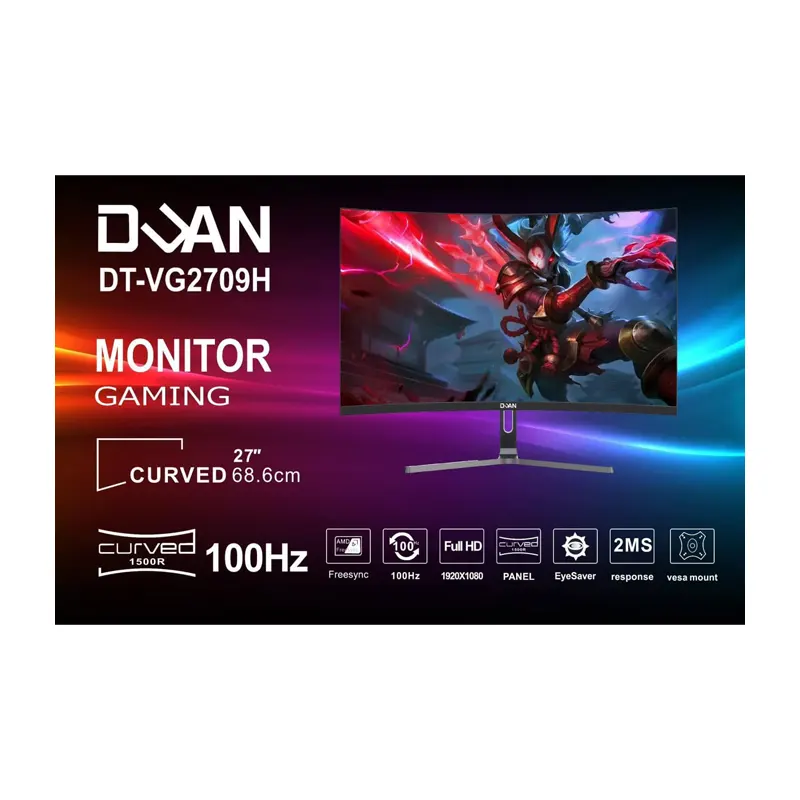 MÀN DUAN VG2709H CONG (27 inch/FHD/VA/100Hz/Đen)