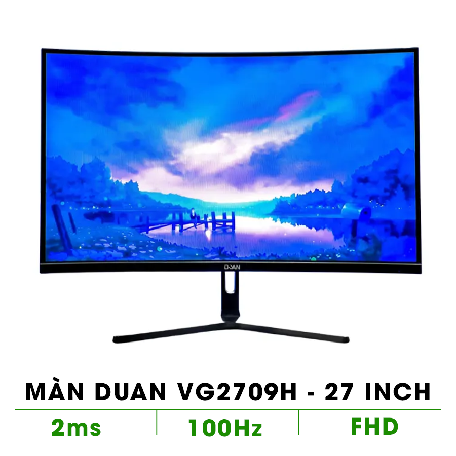 MÀN DUAN VG2709H CONG (27 inch/FHD/VA/100Hz/Đen)