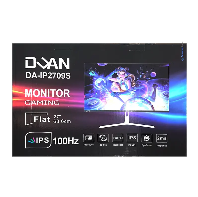 MÀN DUAN IP2709S PHẲNG(27 in/IPS/100Hz/FULL VIỀN/ĐEN)